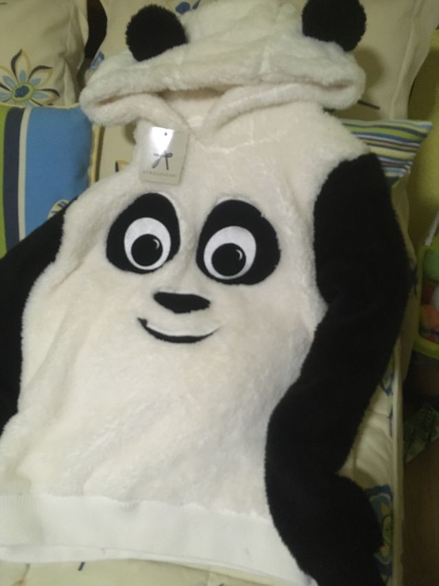 Sudadera peluche con etiqueta talla M