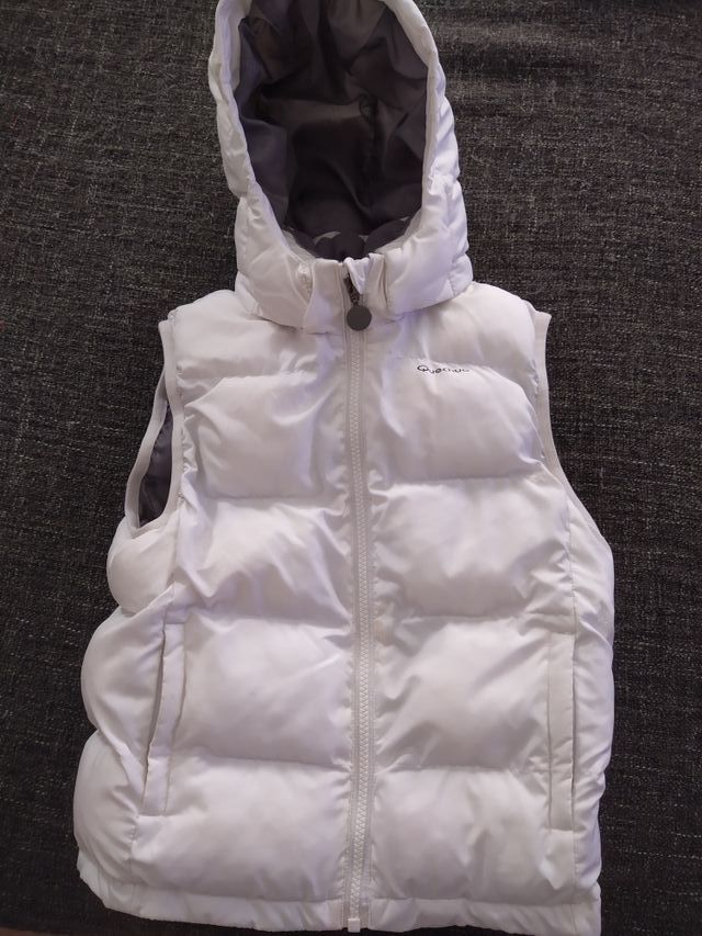 Chaleco blanco decathlon