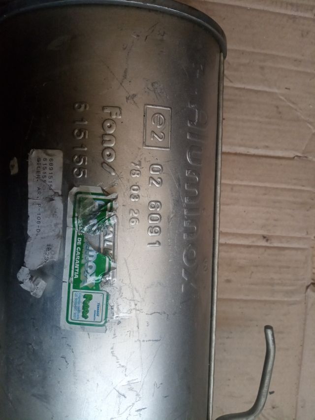 Silencioso/Tubo Escape Peugeot 106