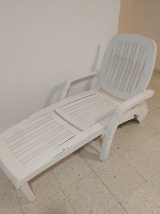 Tumbona de piscina de segunda mano en WALLAPOP