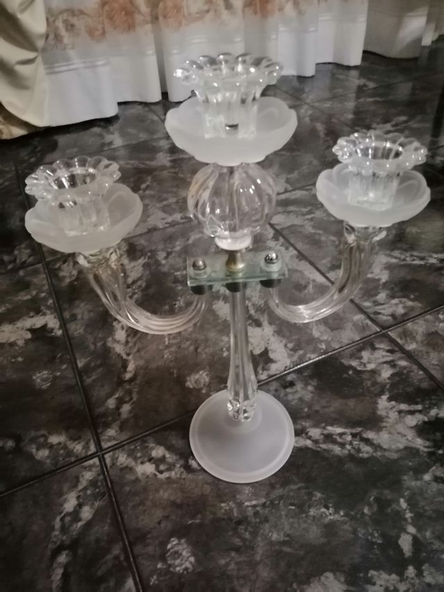 Candelabros de cristal
