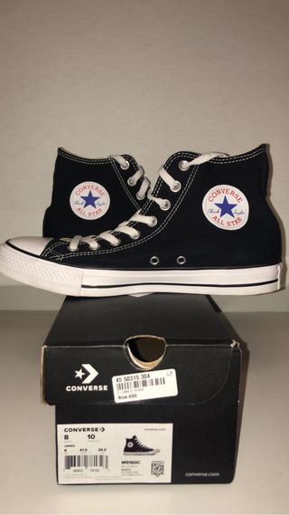 converse altas negras hombre