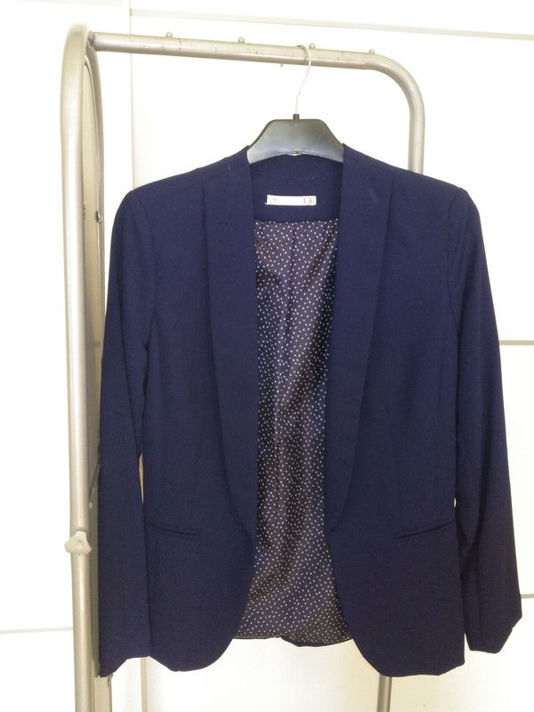 Blazer azul marino talla S