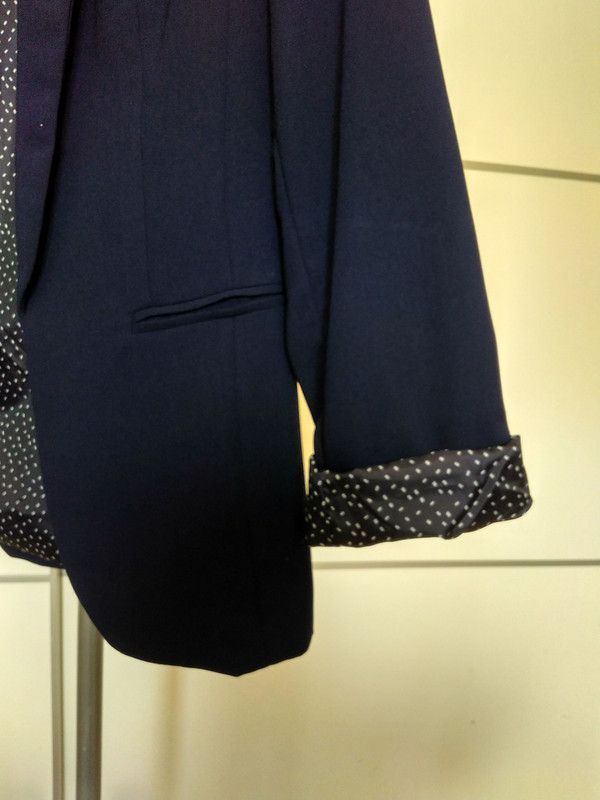 Blazer azul marino talla S