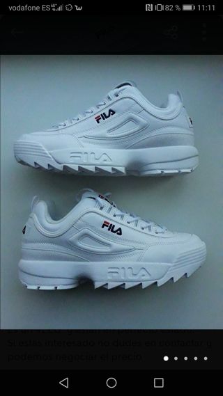 tenis fila segunda mano