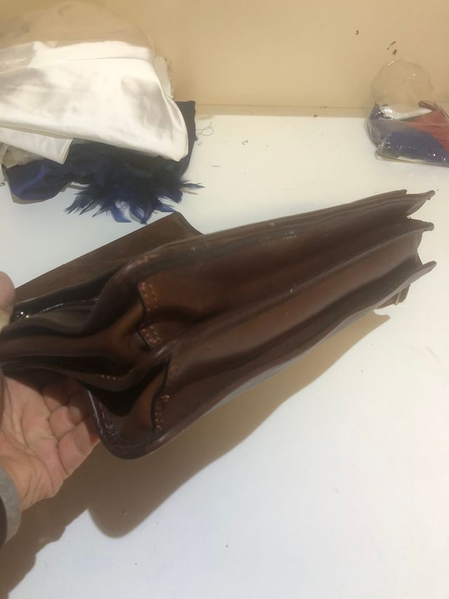 MALETIN DE PIEL NUEVO marron