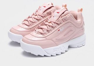 zapatillas rosas fila
