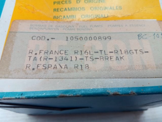 Bomba de gasolina Renault 18