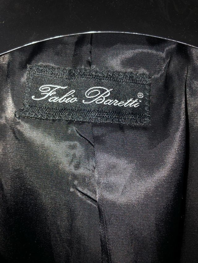 Abrigo paño azul marino