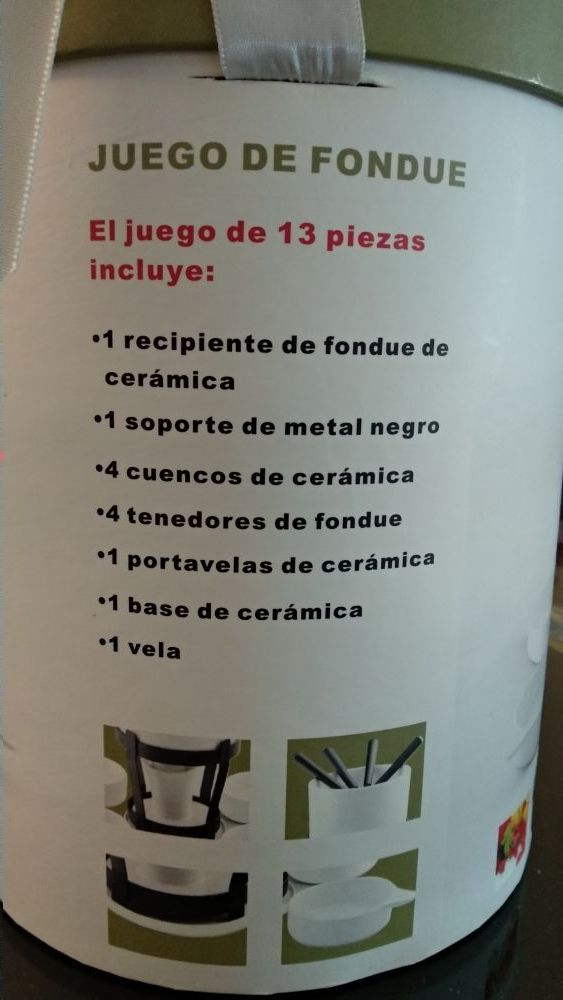 Máquina fondue NUEVA