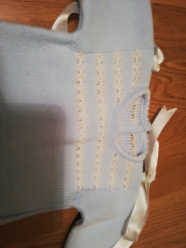 chaqueta bebé primera puesta