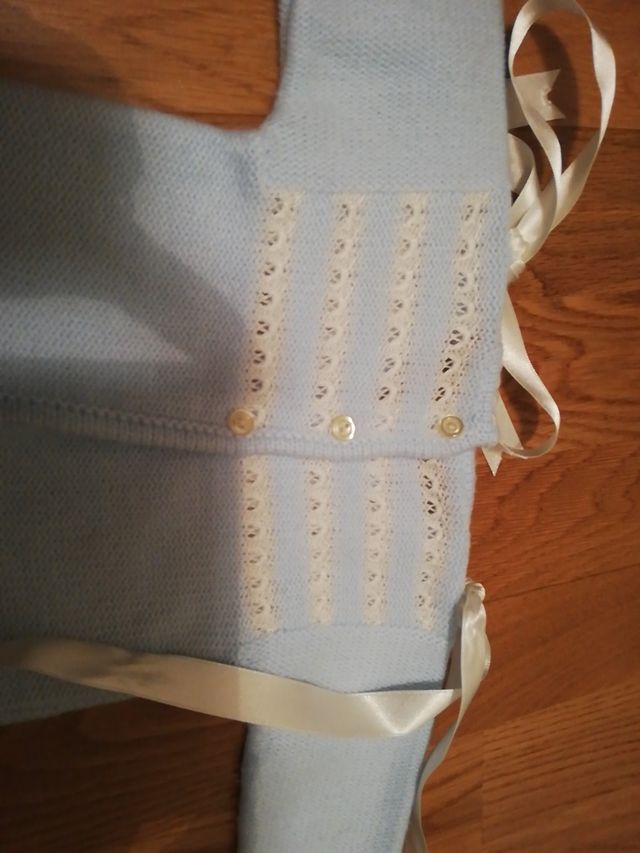 chaqueta bebé primera puesta