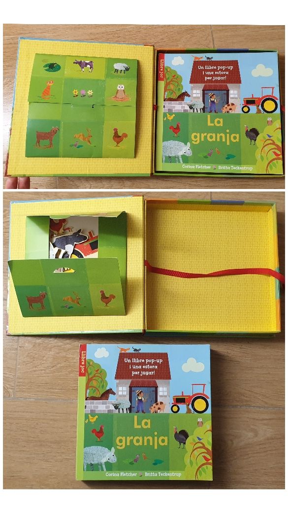 Llibre-joc amb estora tridimensional "La granja"