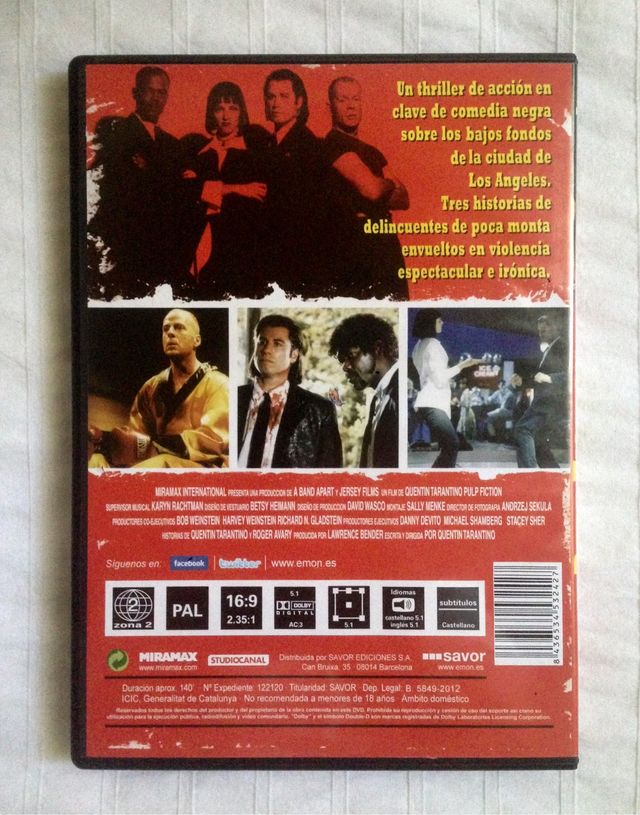 🟢 Pulp Fiction (DVD)