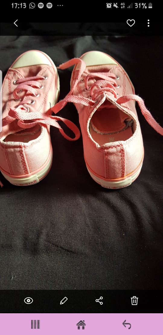 zapatillas Converse niña talla 33