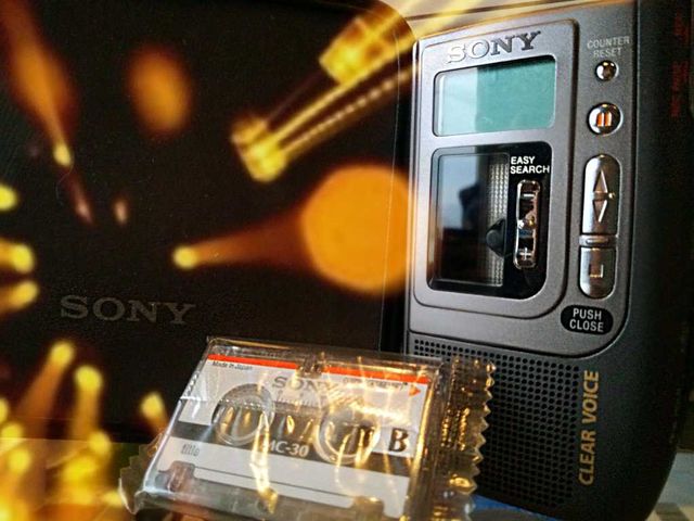 GRAVADOR DE FITA VINTAGE SONY