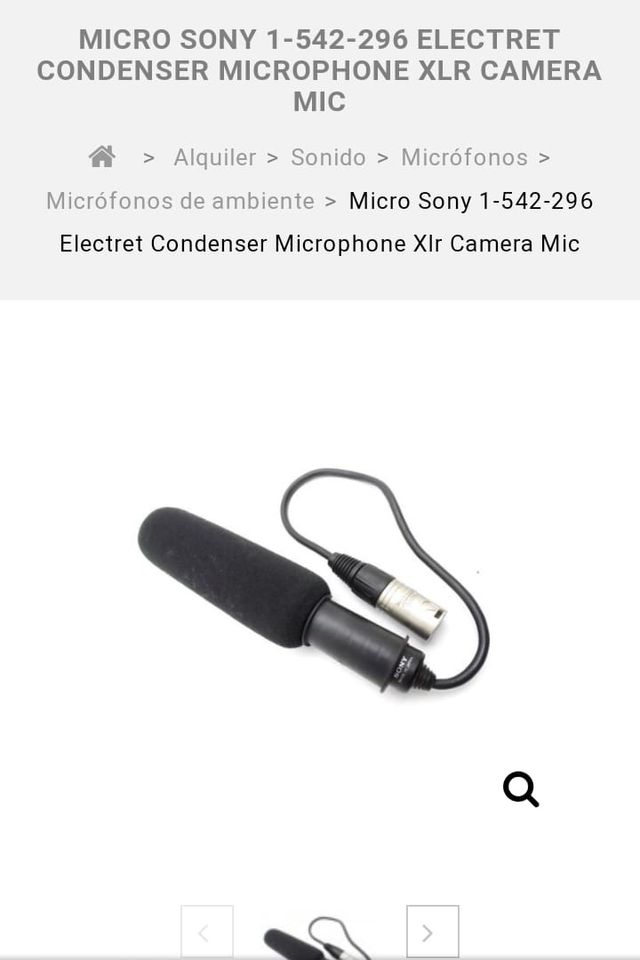 Micro camara video Sony..perfecto estado..