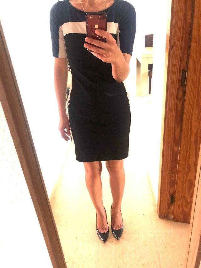 Vestido tubo, Claudia Strater
