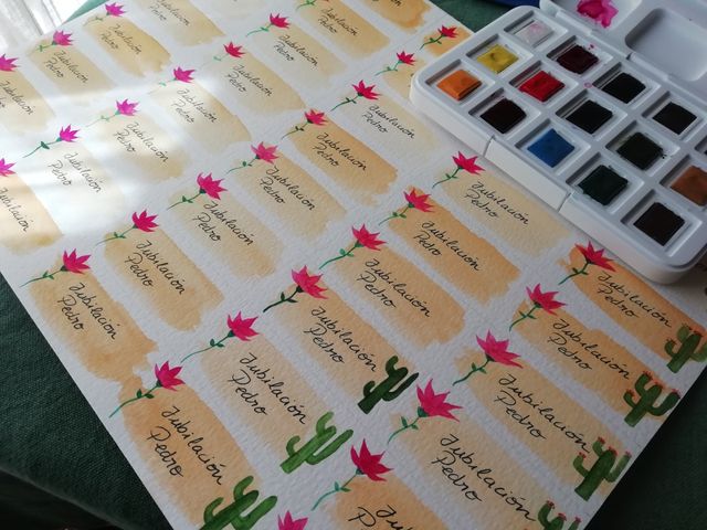 Acuarela personalizada