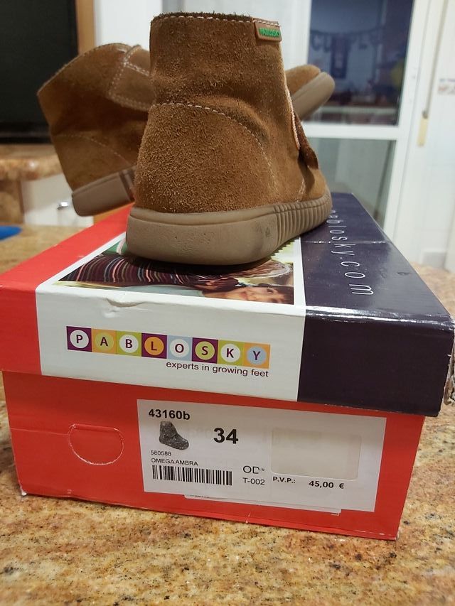 Botas niño serraje PABLOSKI 34