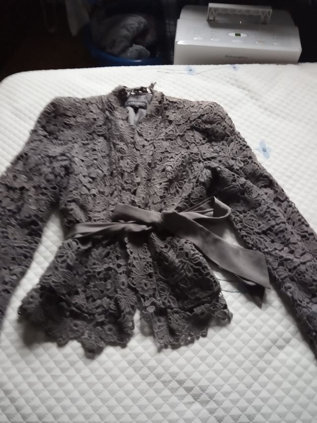 Chaqueta encaje mujer