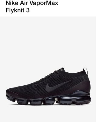 vapormax nike negras