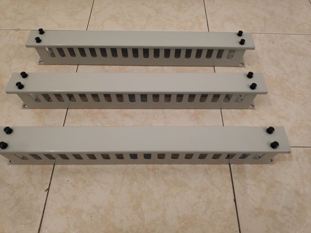 Raccoglitore/organizzatore di cavi per rack da 19 pollici