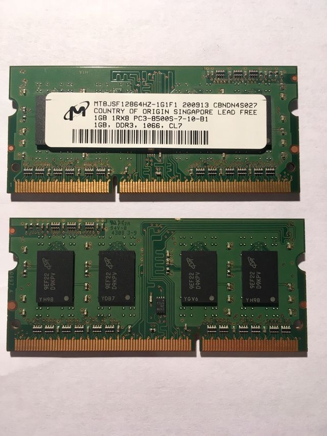 Módulo memoria RAM SODIMM macbook compatible
