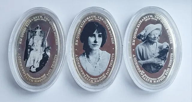 Colección Monedas de Plata.The Queen Mother.