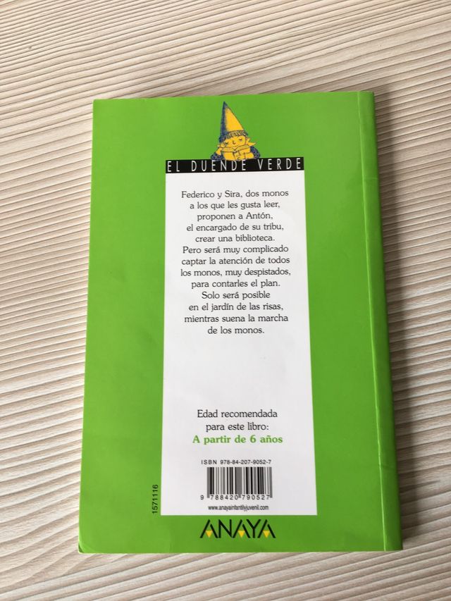 Libro "El mono que quería leer"