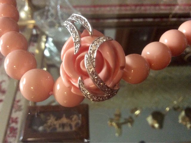 Juego collar y anillo de plata.