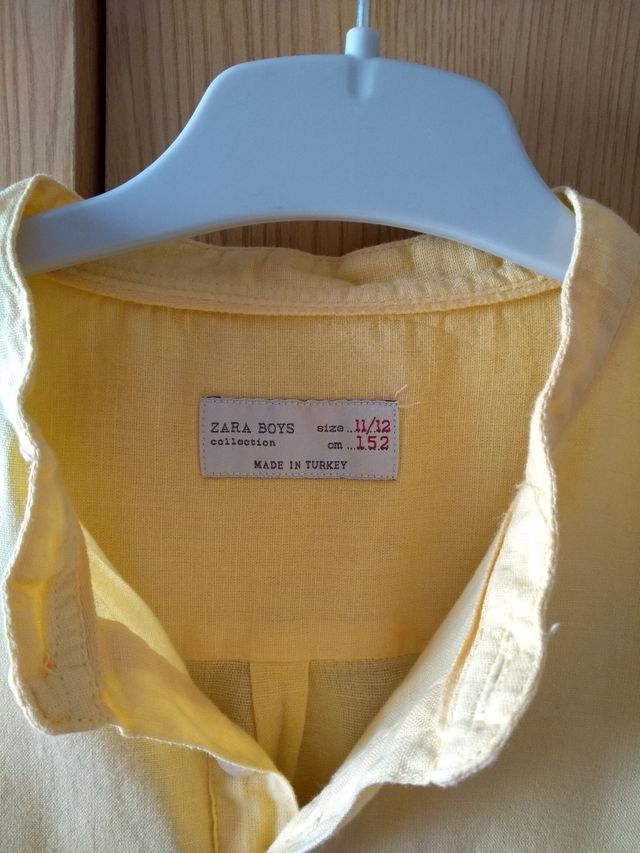 Camisa para niño de Zara, talla 11-12