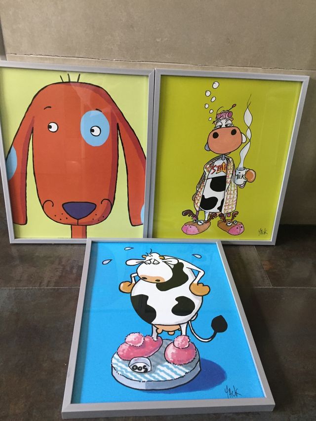 3 Cuadros infantiles