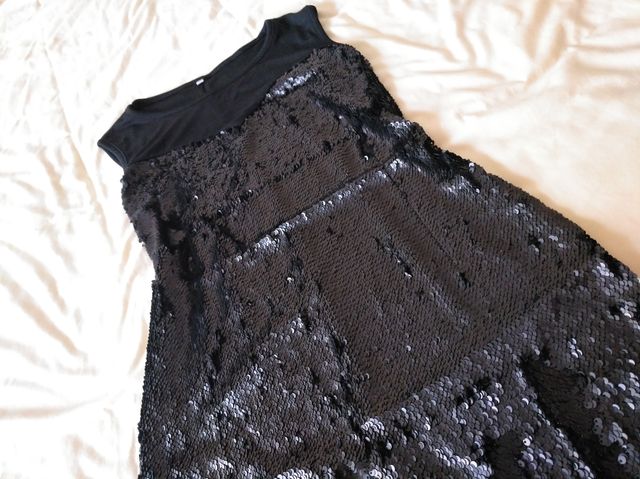 Vestido nochevieja fiesta lentejuelas