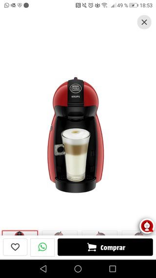 Cafetera Dolce Gusto de segunda mano en la provincia de Cafetera Dolce Gusto de segunda mano en la provincia de