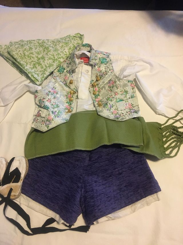 Traje fallero niño saragüell de segunda mano por 70 € en Riba-Roja ...