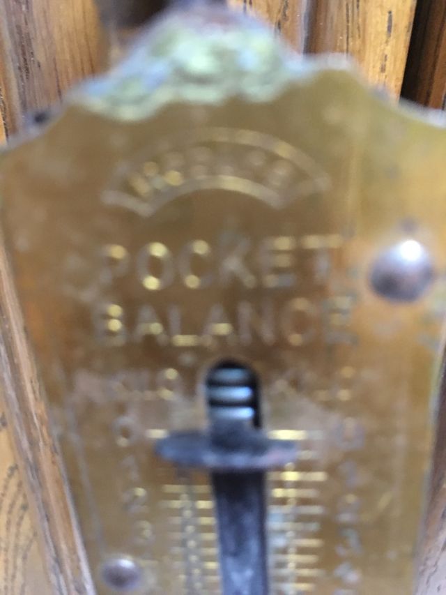 REBURE balanza manual vintage 