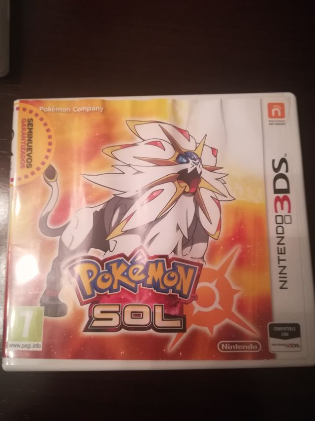 Pokemon Sol. Nintendo 3Ds.