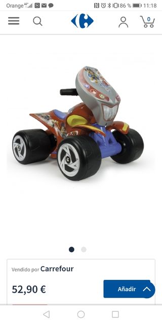 quad patrulla canina carrefour