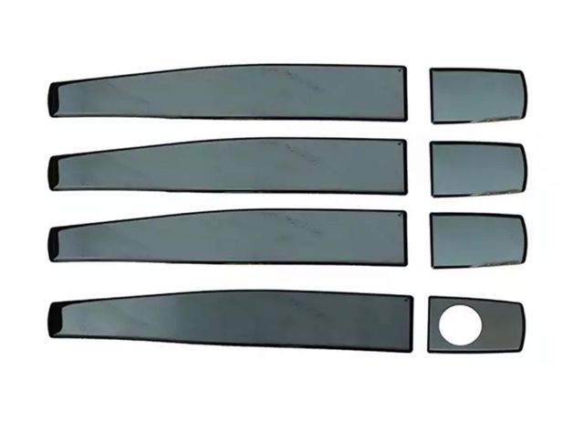 Embellecedor aluminio tirador puerta negro