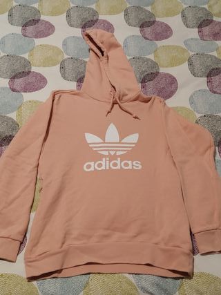 Sudadera Adidas original rosa de segunda mano por 20 EUR en Coslada en  WALLAPOP