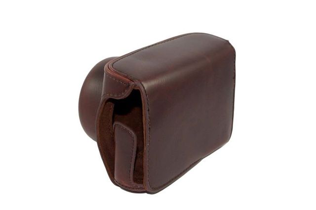 Funda de cuero para càmera 