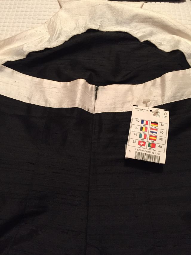 Vestido seda salvaje NUEVO ETIQUETA 40