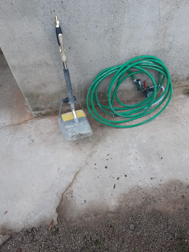 máquina de estucar material