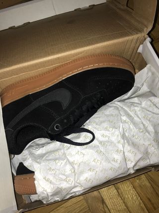 air force negras terciopelo