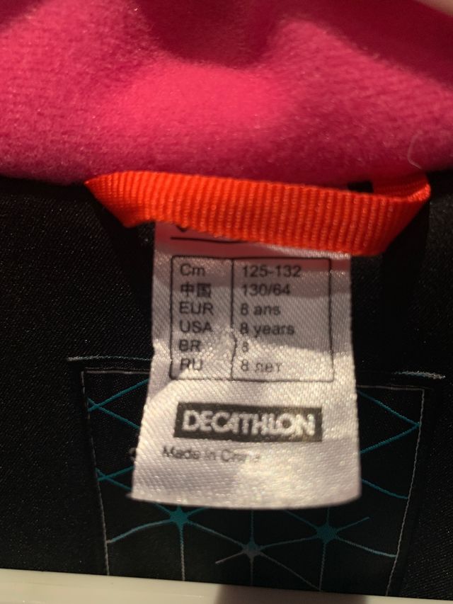 ABRIGO CHAQUETA ESQUÍ Y NIEVE WED'ZE 500 NIÑOS