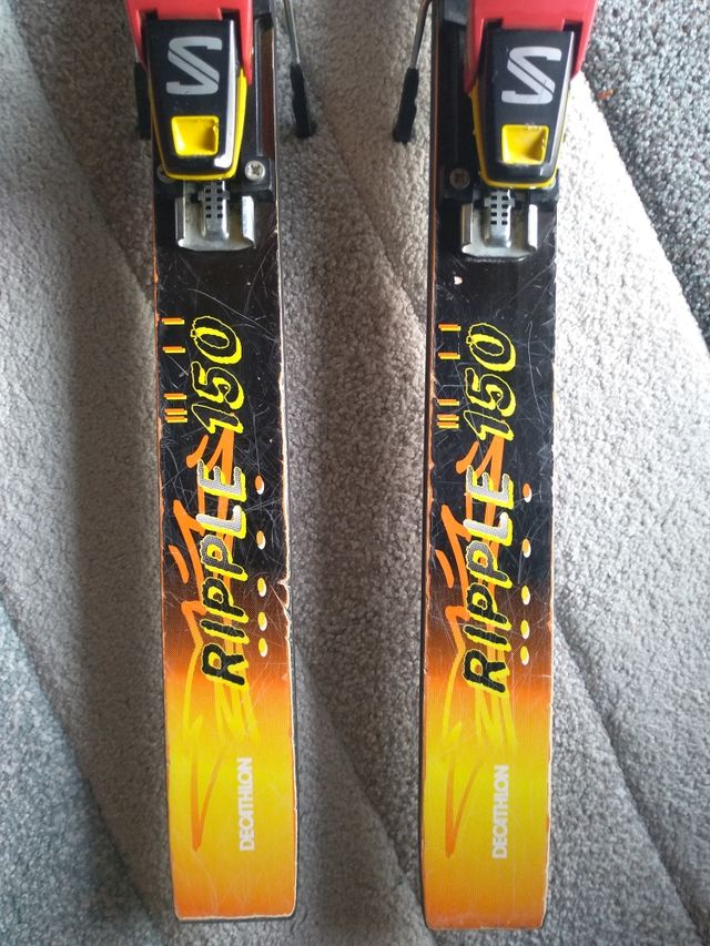 esquís 140 cm decathlon