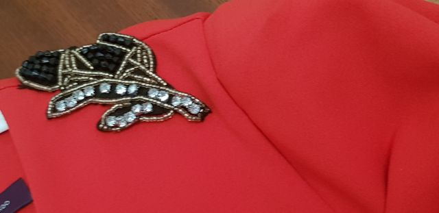 Vestido Rojo Violeta