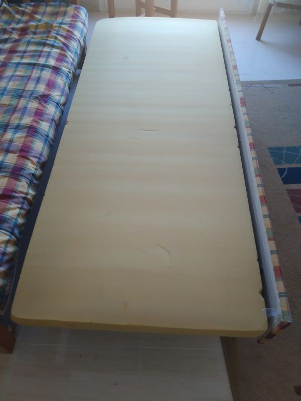 sofá cama madera pino