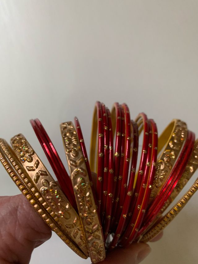 Sari Bollywood granate y verde